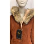Women\'s long leather jacket