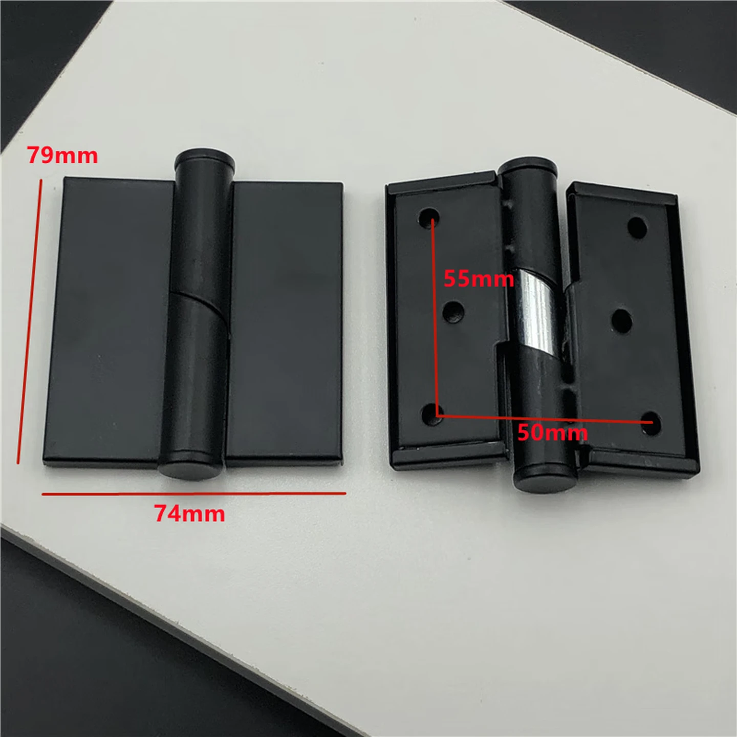 IGIFTFIRE 304 Stainless Steel Self-Closing Hinge for Toilet Partitions, Left Hinge, Stainless Finish