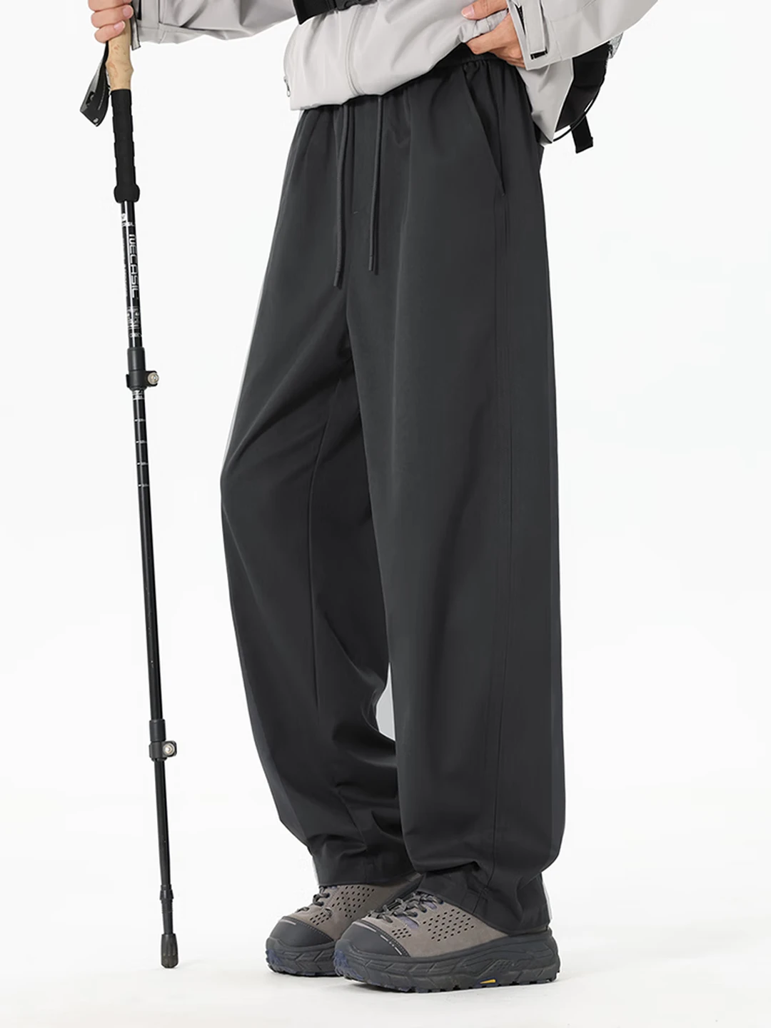 MINISO American-Style Straight-Leg Casual Pants for Men, Outdoor Sport Trousers, Bean Green, XL