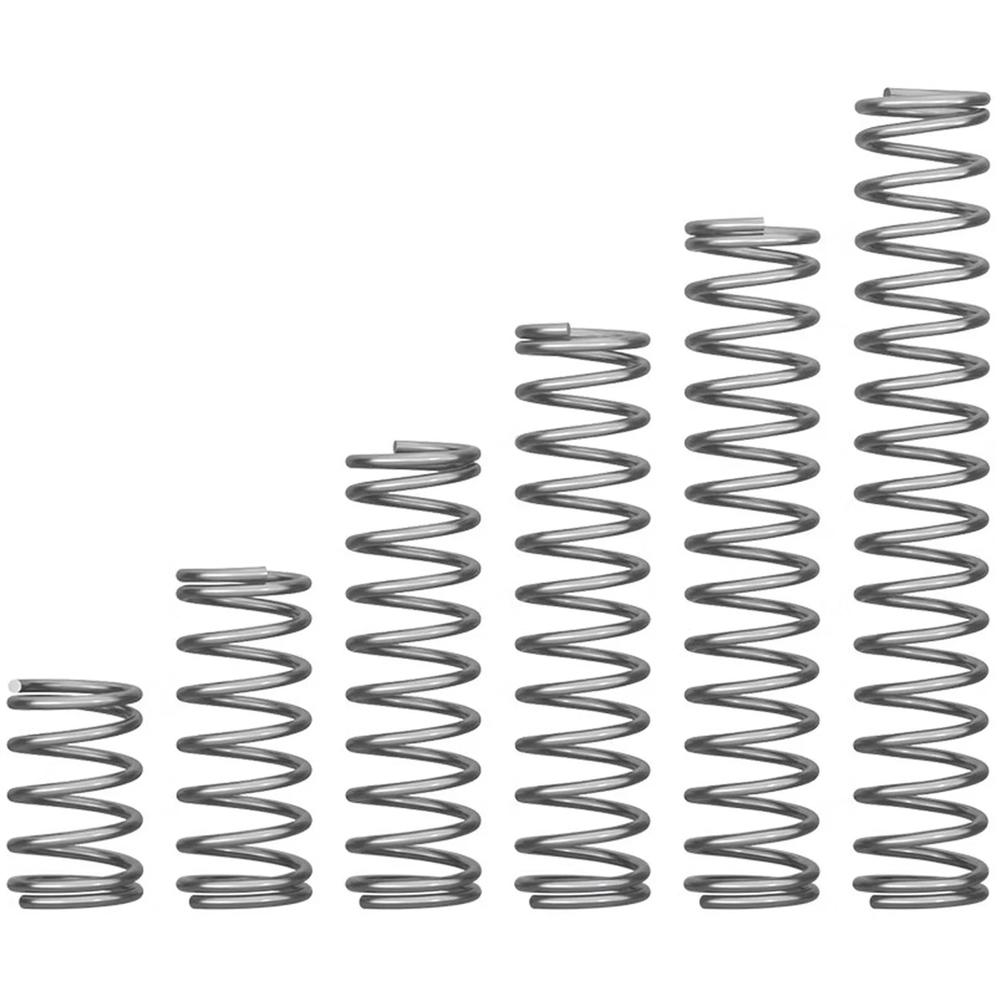 Tianzhuo Hardware Carbon Steel Compression Springs, Y-Type Return Springs, 0.5×4×15mm, Pack of 10