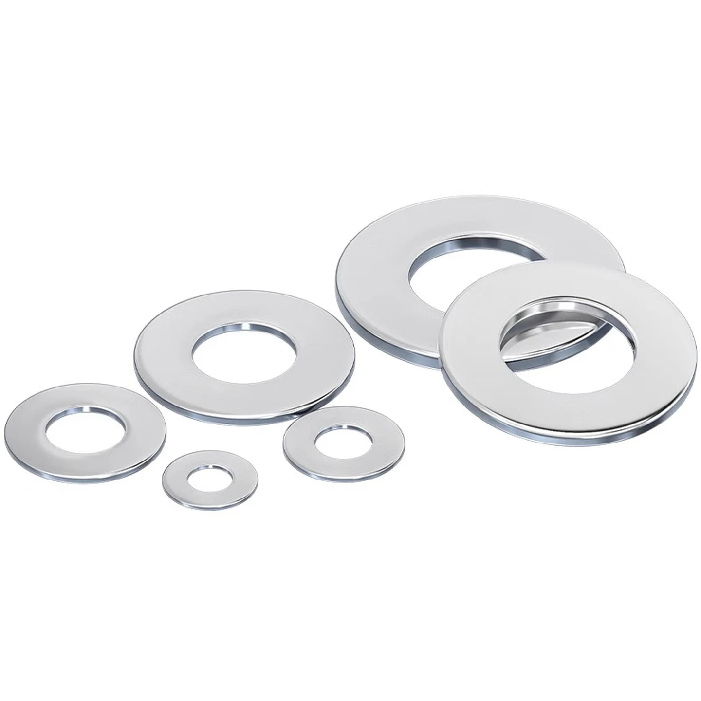 Tianzhuo Hardware 316 Stainless Steel Thick Flat Washers, Oversized, M5×15mm, Pack of 10